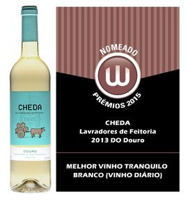 Cheda Branco 2013 nomeado para 'Melhor Vinho Branco Tranquilo (vinho diário)' nos Prémios W