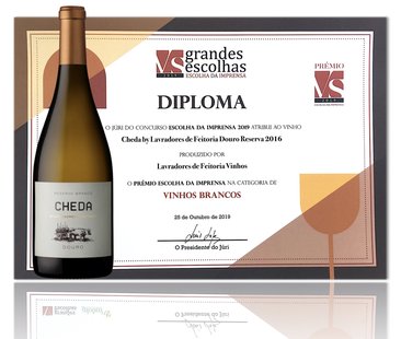 Cheda Reserva Branco 2016 ganha "Prémio Escolha de Imprensa"
