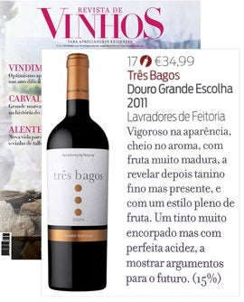 Três Bagos Grande Escolha 2011 lançado no mercado