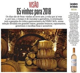 Rosé nos '65 Vinhos para 2018'