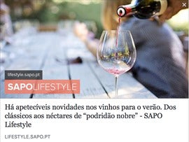 LF Rosé no artigo "Há apetecíveis novidades nos vinhos para o Verão"