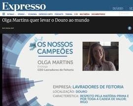 Olga Martins distinguida pelo programa "Os nossos Campeões"
