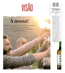 "À Nossa!" com o Três Bagos Reserva branco