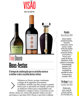 Grande Escolha 2015 num 'Trio Douro' para desejar as 'Boas Festas'